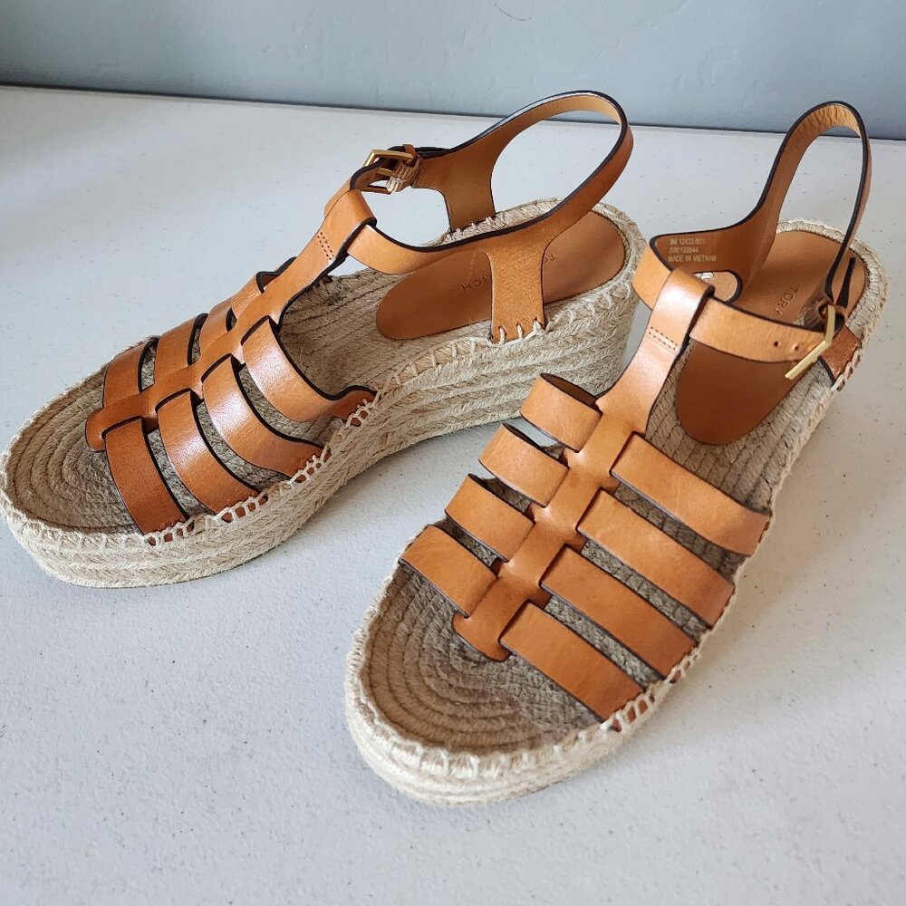 Tory Burch Wedge "EUC" - Picture 8 of 16